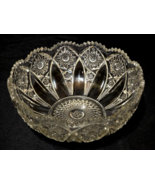 Vintage IMPERIAL GLASS 7&quot; Round Bowl DAISY &amp; BUTTON Early American Patte... - $14.83