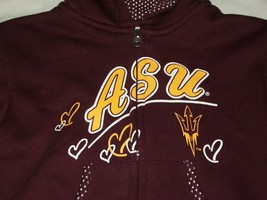 NCAA Toddler ASU Sun Devils Zippered Hooded Jacket Arizona State Size 2T - $24.99