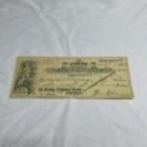 1913 The First National Bank Of Cooperstown NY Check #2595 KG JD - $11.88