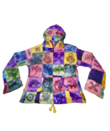 Kathmandu Imports patchwork Y2k Sweater Jacket Medium Hippie Boho Hoodie... - $643.76 MXN