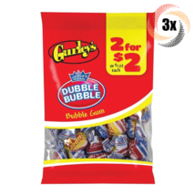 3x Bags Gurley&#39;s Dubble Bubble Original Bubble Gum Candy | 2.5oz | Fast Shipping - £9.59 GBP
