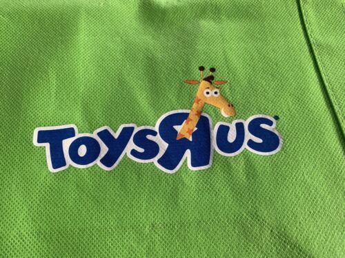 NEW Toys R Us Vintage Geoffrey Tote Green Shopping Gift Bag Reusable RARE - $12.99