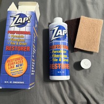 Zap Professional Restorer for Porcelain Fiberglass Tile Grout, 16 oz NEW - $584.11 MXN