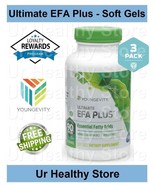 Youngevity Ultimate EFA Plus 90 Soft Gels (3 PACK) | Omega &amp; Heart Support - $95.99