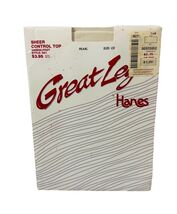 Hanes Great Legs Sheer Pantyhose Size CD Sandalfoot Style 691 Pearl Colo... - $6.00