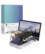 Hercules Tuff Multi-Device Charging Station - 6 USB Fast Ports + 3 USB C... - $54.41 CAD