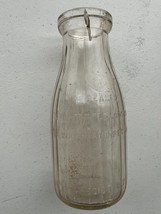 Vintage Pint Size Milk Bottle W. A. Croak Dairy- La Grange Illinois - £13.90 GBP