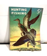 November 1937 Hunting and Fishing Magazine Cabin Core - $14.97