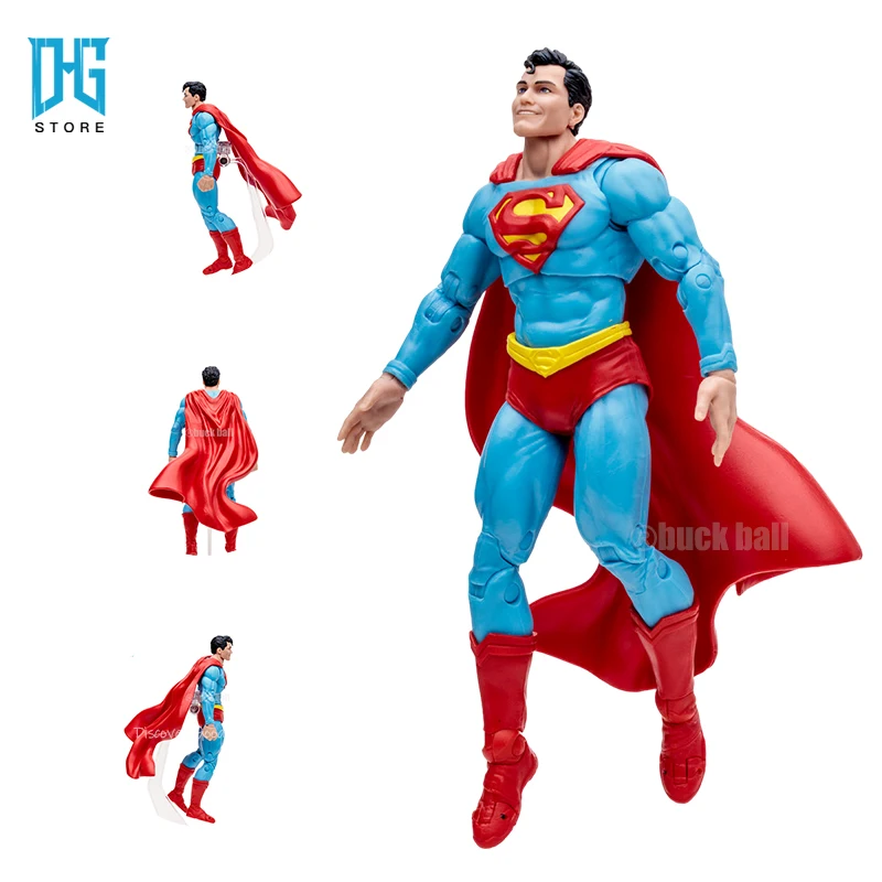 Original Classic Superman DC Mcfarlane Toys Super Man Anime Action Figures - £46.72 GBP+