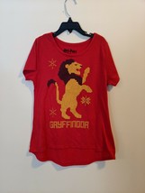 Harry Potter GRYFFINDOR SHORT Sleeve T- Shirt GIRL SIZE M (10/12) Red Lion - $9.50