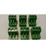 Set of 6 / 3 pin - 5.08mm /  Pluggable Connector -Terminal Block - Phoen... - $251.80 MXN