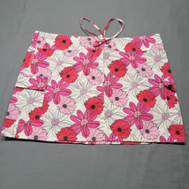 Gap Women Skirt Size M White Mini Preppy Pink Floral Casual A-Line Pocke... - £10.07 GBP