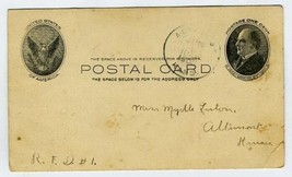Altamont Kansas School Report Card Postcard 1905 - $24.82