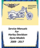 2009-2017 Harley Davidson Dyna Models Workshop Service Repair Maintenanc... - $25.95