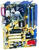 Asus P5LD2 Motherboard + 3.0GHz Intel Pentium D Cpu SL94R + 2GB Ram + H/S &amp; Fan - £46.12 GBP