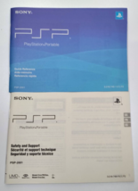 Sony PSP PlayStation Portable Quick Reference Guide and Safety Booklets PSP-2001 - £11.86 GBP