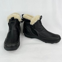 Merrell Womens Misha Boots 9 Black Leather Suede Waterproof - $49.00
