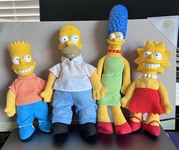 Vtg 1990 The Simpsons Family Dolls by Matt Groening 20th Century Fox - No Baby - £21.15 GBP
