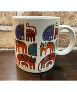 Vintage  Laurel Burch Fantastic Felines Japan Coffee 12 Oz Tea Mug 1988 - €14,08 EUR