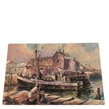 Postcard Seascape Watercolor By James Murray Seashore Chrome Unposted - £5.53 GBP