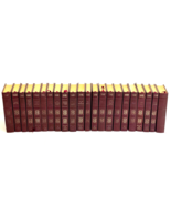 Lot of 22 The Harvard Classics Collectors Edition 1980&#39;s Burgundy Leathe... - $203.73 CAD