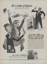 Vintage 1952 Havoline Motor Oil The Best your Money Can Buy Print Advert... - $6.49