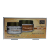 Dead Sea Collection Moisturize &amp; Brighten Facial Cream Kit 1.69oz (Day &amp;... - £17.85 GBP