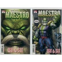 MAESTRO WAR &amp; PAX Issues #1A and #2A, Marvel Comics, ©2021, HIGH GRADE - £14.05 GBP