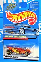 Hot Wheels 2000 Virtual Collection Series #112 Turbo Flame Clear Red w/ 5SPs - £2.35 GBP