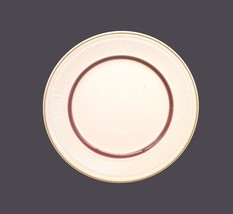 Syracuse China Staffordshire Maroon dinner plate made in USA. - $34.51