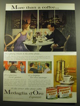 1959 Medaglia d&#39;Oro Espresso Ad - More than a coffee - £14.45 GBP