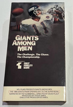 GIANTS AMONG MEN  1986 new york giants  VHS VIDEOTAPE - £6.29 GBP