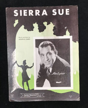 VTG Sierra Sue 1940 Sheet Music - Abe Lyman photo &amp; girl in silhouette on cover - $12.82