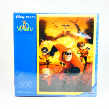 The Incredibles Disney Pixar 3D Visions Lenticular 500 Piece Puzzle NEW ... - $14.10