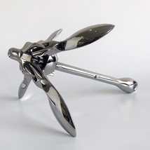 316 Stainless Steel Marine Boat Anchor Folding Grapnel Anchor 0.7kg 1.5kg 2.5kg  - £74.34 GBP+