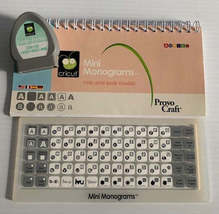 Cricut Mini monograms cartridge set - £9.40 GBP