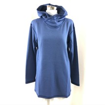 ExOfficio Womens Robson Hoodie Reversible Pullover Wicking Warm Blue Size XS - £15.00 GBP