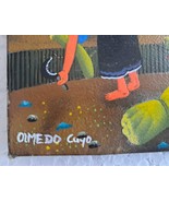 Signed Olmedo Cuyo Ecuador Tigua Art Original Painting Ecuador - €179,29 EUR
