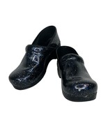 Dansko Womens Paint Splatter Patent Leather Professional Clogs Size 40 U... - £34.39 GBP