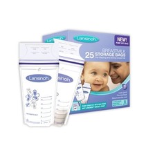 Lansinoh Breastmilk Storage Bags (Pack of 25)  - $10.00