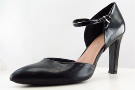 Franco Sarto Ankle Strap Black Patent Leather Women Shoes Size 10 Medium - £15.73 GBP