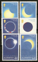 ZAYIX Alderney 128-133 MNH Total Solar Eclipse Astronomy 090223SM29M - £4.53 GBP