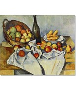 Paul Cezanne Fruit Vegetables Painting Ceramic Tile Mural BTZ22217 - $200.00 - $1,200.00
