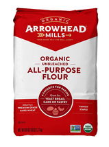 Arrowhead Mills Organic Unbleached All Purpose White Flour, 5 Pound Bag - £33.06 GBP
