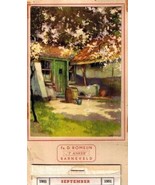Advertising Calendar 1951 Fa. D Romeun &#39;T Anker Anchor Barneveld Holland - £15.54 GBP