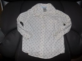 Janie and Jack White/Red Button Down Shirt Size 12/18 Months Boy&#39;s EUC - £13.40 GBP