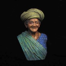 1/12 BUST Resin Model Kit Old Indonesian Woman Unpainted OD1 - £5.49 GBP