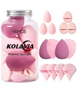 14PCS Makeup Sponge Set, Beauty Blender Sponge for Foundation Blending - $14.99