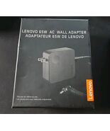 Lenovo 65W Laptop Charger - Round Tip AC Wall Adapter (GX20L29355) Black... - $19.79