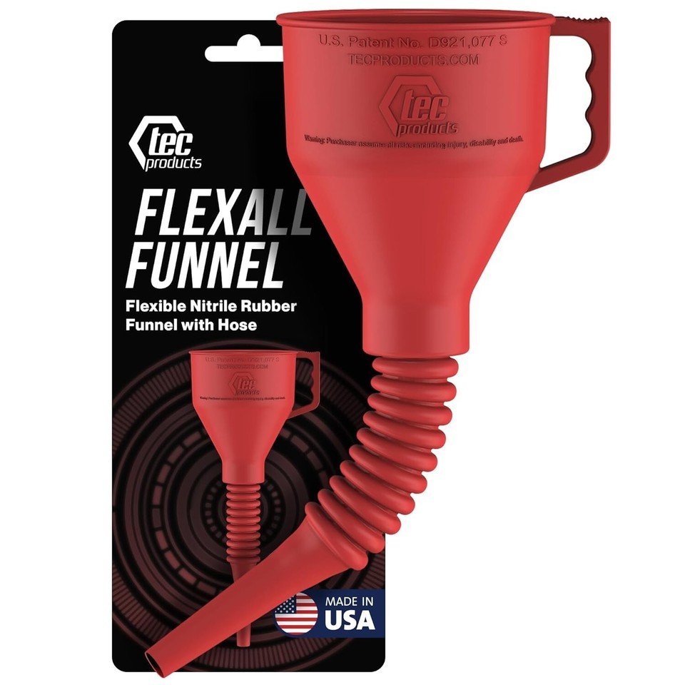 FlexAll Funnel - Long Flexible Nitrile Rubber Automotive Oil & Fluid Transfer Item image 3